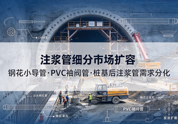 蒲县注浆管细分市场扩容，隧道钢花小导管、PVC 袖阀管、桩基后注浆管需求分化